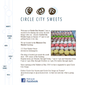 Tablet Screenshot of circlecitysweets.com